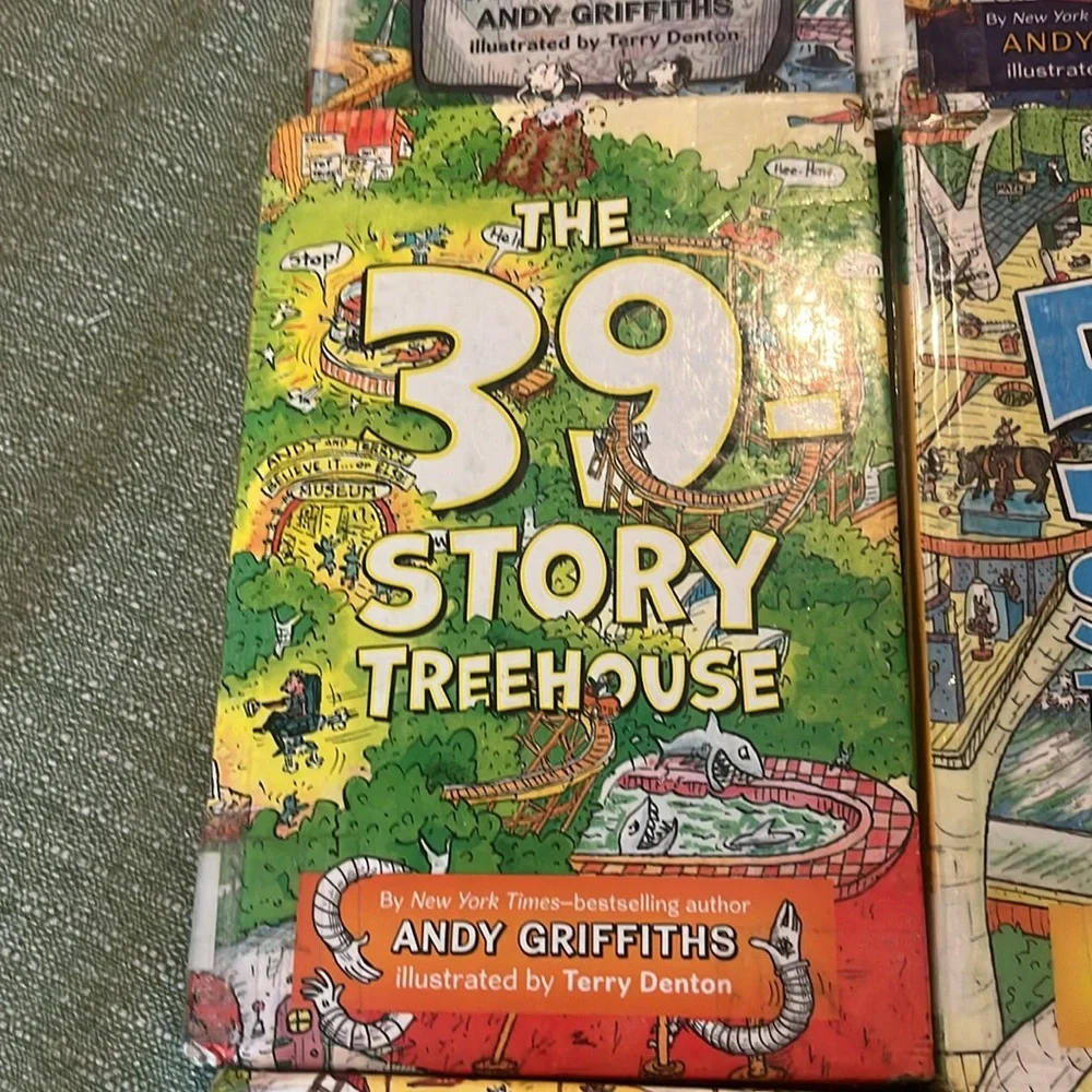 Treehouse Books Collection Andy Griffiths 6 Books Bundle 13, 26, 39, 52, 65, 117